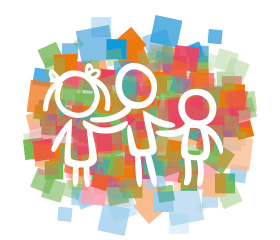SOS-Feriendorf: Icon mit Illustration-Grafik Piktogramm von adpassion design Bozen